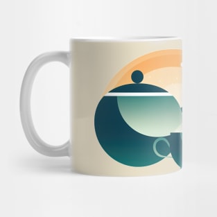 Bauhaus Inspired Retro Coffee Mug